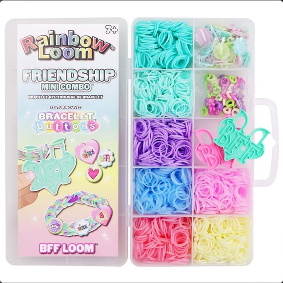 🆕 Rainbow Loom Friendship Mini Combo Bracelet Kit - Picture 4 of 5